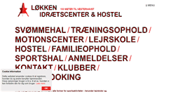 Desktop Screenshot of loekkenhallen.dk